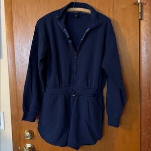 Victoria’s Secret Navy Blue Long Sleeve Jumpsuit/Romper